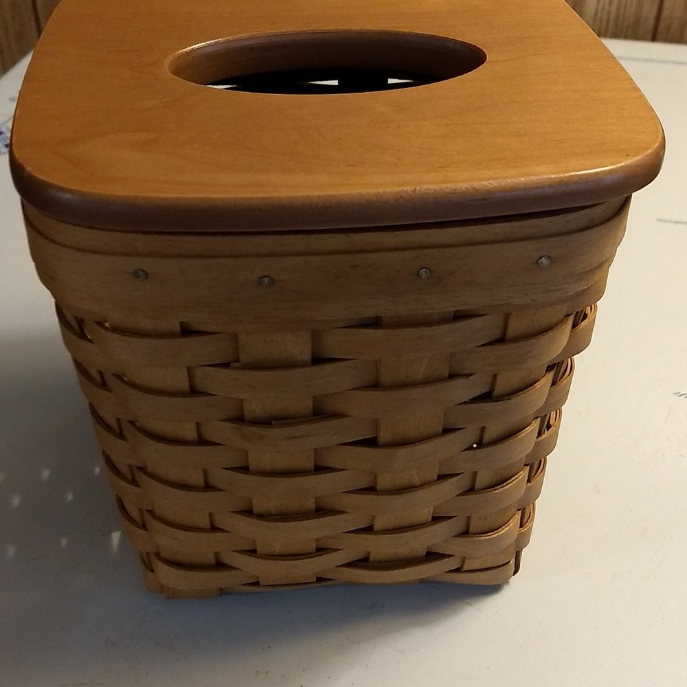 Longaberger tissue basket